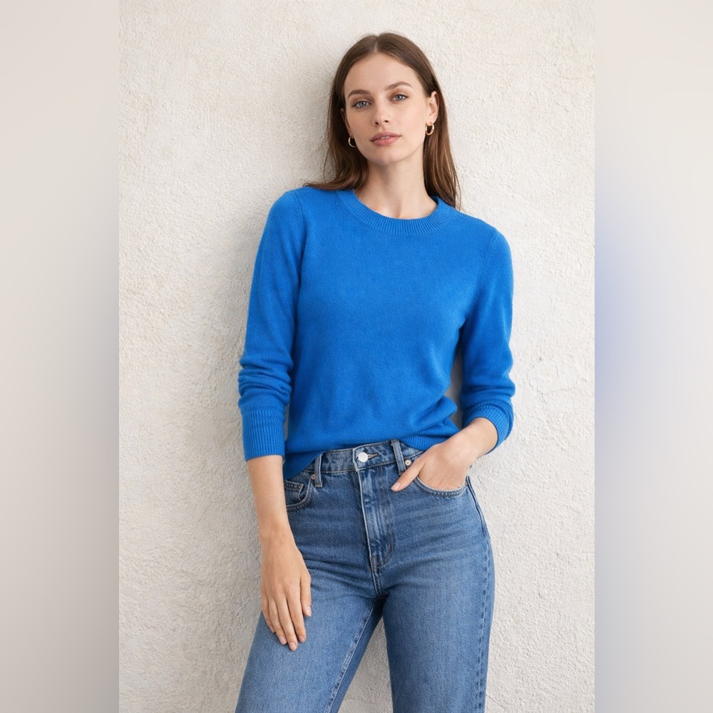 J CREW  Cashmere classic-fit crewneck sweater size xs